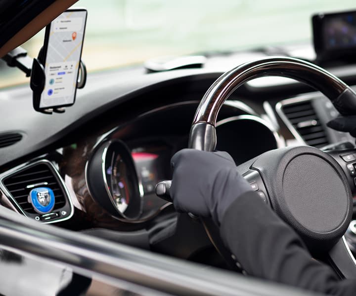 Inside of the car